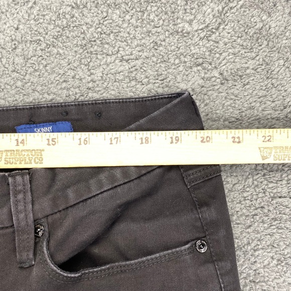 Seven 7 Womens Sz 20W‎ Fawn Black Skinny Jeans Tummy-less Summer Denim - Picture 8 of 16